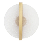 Бра с белым матовым стеклянным плафоном круглой формы Soft Glow Harmony варинант исполнения - 1 | Loft Concept в Костроме