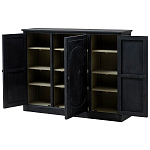 Комод деревянный Ildefonso Black Chest of Drawers варинант исполнения - 2 | Loft Concept в Костроме