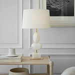 Настольная лампа на фигурном мраморном основании Conundrum варинант исполнения - 2 | Loft Concept в Костроме