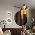 Бра круглое натуральная Пробка Natural Cork варинант исполнения - 5 | Loft Concept в Костроме