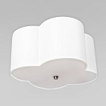 Потолочный светильник с белым волнистым плафоном из ткани Vitorino варинант исполнения - 3 | Loft Concept в Костроме