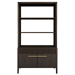 Стеллаж Primo с ящиками Темный орех варинант исполнения - 8 | Loft Concept в Костроме