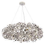 Люстра подвесная круглая с многочисленными металлическими круглыми элементами Terzani Argent варинант исполнения - 3 | Loft Concept в Костроме