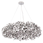 Люстра подвесная круглая с многочисленными металлическими круглыми элементами Terzani Argent варинант исполнения - 2 | Loft Concept в Костроме