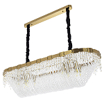 Люстра с хрустальными подвесками Riche Crystal Metal Chandelier 12 варинант исполнения - 1 | Loft Concept в Костроме