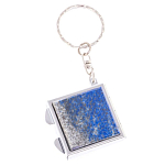 Зеркало брелок складное двухстороннее из натурального камня Лазурит Stone Mirrors варинант исполнения - 5 | Loft Concept в Костроме