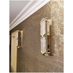 Бра прямоугольное с текстурным природным рисунком IceFlame варинант исполнения - 6 | Loft Concept в Костроме