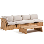 Уличное кресло из массива акации Trivett Wooden Chair варинант исполнения - 8 | Loft Concept в Костроме