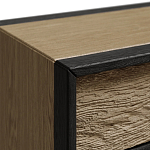 Комод 4 ящика с подсветкой на рельефном фасаде Warm Industrial варинант исполнения - 4 | Loft Concept в Костроме