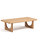 Стол журнальный из массива и шпона дуба Oak Essence Carden варинант исполнения - 1 | Loft Concept в Костроме