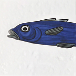 Плитка с узором Рыба пловчиха варинант исполнения - 5 | Loft Concept в Костроме