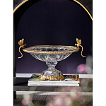 Чаша из прозрачного стекла с рельефным ободком и фигурками стрекоз Eden Garden варинант исполнения - 2 | Loft Concept в Костроме