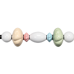 Подвесной светильник линейный с керамическими элементами 24W LED Fragrant Light варинант исполнения - 5 | Loft Concept в Костроме