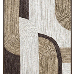 Панно из шнура геометрическая абстракция wall panel line II варинант исполнения - 1 | Loft Concept в Костроме