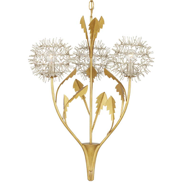 Подвесной светильник в виде цветков одуванчика Hanging Dandelion Золотой Серебряный Подвесной светильник в виде цветков одуванчика Hanging Dandelion Золотой Серебряный в Костроме | Loft Concept