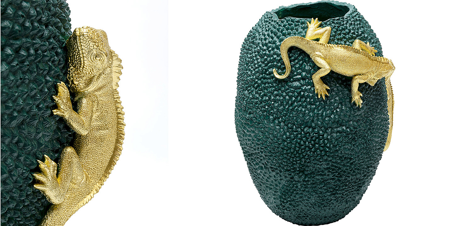 Ваза Two Lizards and green fruit Ваза Two Lizards and green fruit - Loft-Concept в Костроме