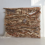 Большая Абстрактное Панно из веток и нитей Dryad Wall Art варинант исполнения - 4 | Loft Concept в Костроме