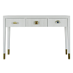 Дизайнерский Письменный стол Elsa Dreams White с тремя ящиками варинант исполнения - 5 | Loft Concept в Костроме