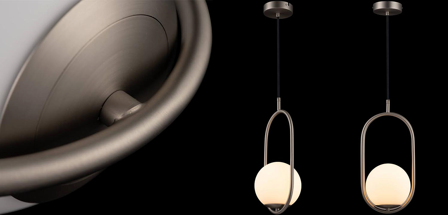 Подвесной светильник B.LUX C Ball oval nickel Подвесной светильник B.LUX C Ball oval nickel - Loft-Concept в Костроме