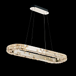 Люстра овальная с мозаичным хрустальным оформлением Sparks of Crystal варинант исполнения - 1 | Loft Concept в Костроме