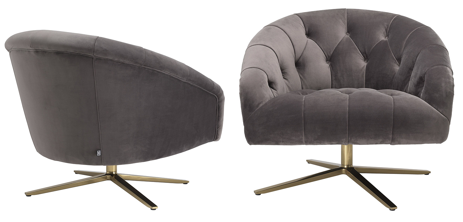 Кресло Eichholtz Swivel Chair Gardner Кресло Eichholtz Swivel Chair Gardner - Loft-Concept в Костроме
