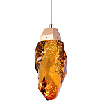 Подвесной светильник Soar Hanging Lamp Brass Amber Янтарный варинант исполнения - 1 | Loft Concept в Костроме