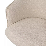 Кресло офисное полукруглое с буклированной обивкой Adjustable Chair варинант исполнения - 3 | Loft Concept в Костроме