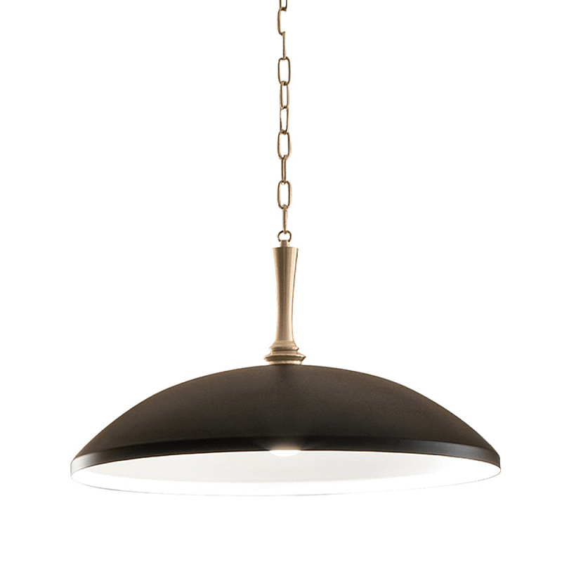 Подвесной светильник с широким куполообразным плафоном Kichler Бронза Белый Черный в Костроме | Loft Concept 