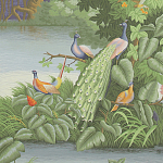 Обои ручная роспись Le Brésil Eden варинант исполнения - 1 | Loft Concept в Костроме