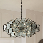 Люстра с каскадом из круглых стеклянных дисков Small Round Sequins варинант исполнения - 5 | Loft Concept в Костроме