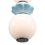 Подвесной светильник фигурный с керамическими элементами 24W LED Fragrant Light варинант исполнения - 5 | Loft Concept в Костроме