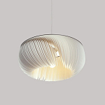 Подвесной светильник с белыми изящными декоративными лепестками Volumetric Petal Lamp варинант исполнения - 2 | Loft Concept в Костроме