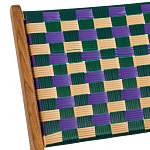 Кресло низкое из массива тика Barbados варинант исполнения - 4 | Loft Concept в Костроме