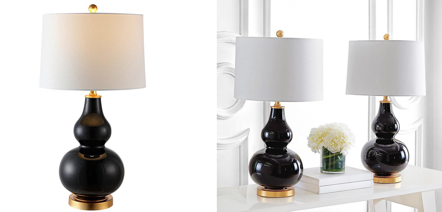 Настольная лампа Loraine Black Table lamp Настольная лампа Loraine Black Table lamp - Loft-Concept в Костроме
