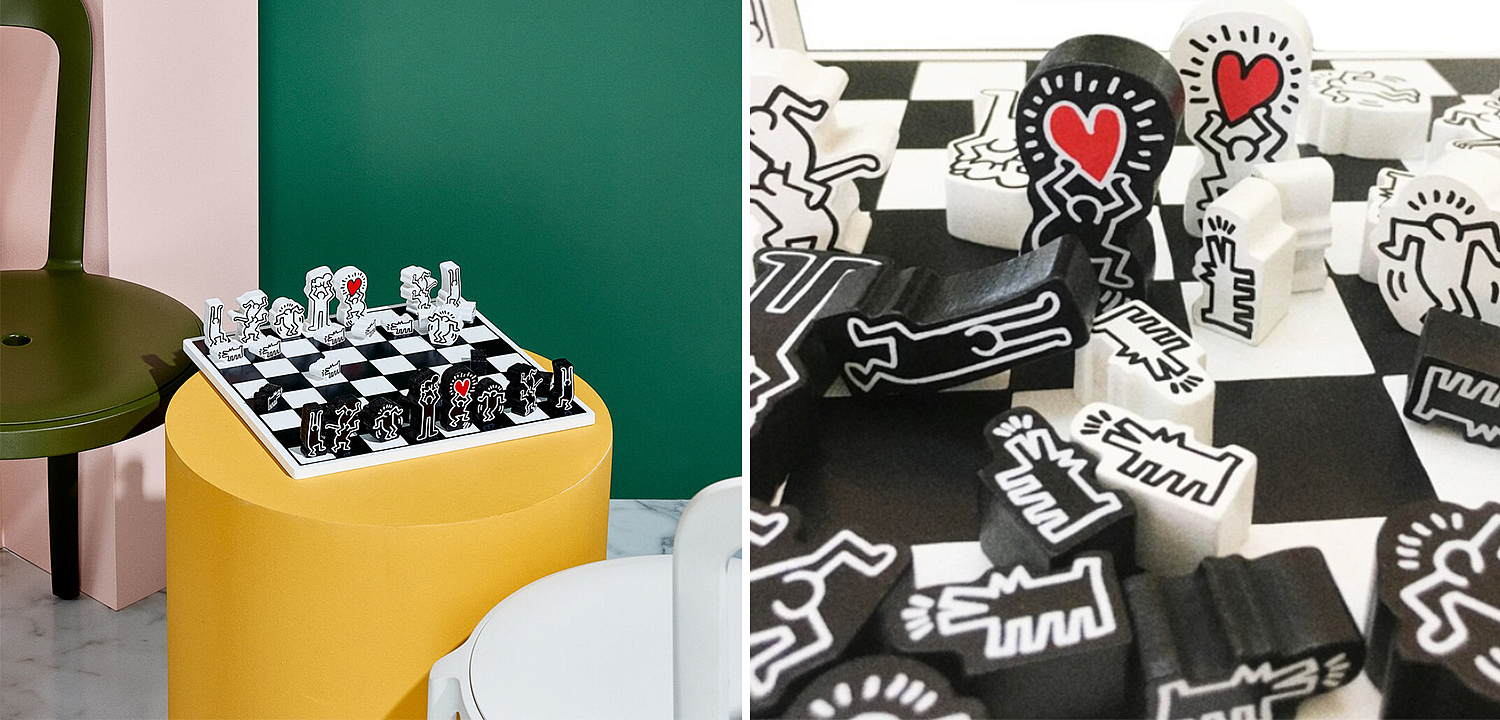 Деревянный шахматный набор Keith Haring Chess Set Деревянный шахматный набор Keith Haring Chess Set - Loft-Concept в Костроме