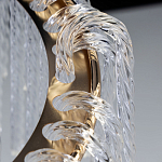 Люстра с подвесными рифлеными стеклянными трубками Nembus варинант исполнения - 20 | Loft Concept в Костроме