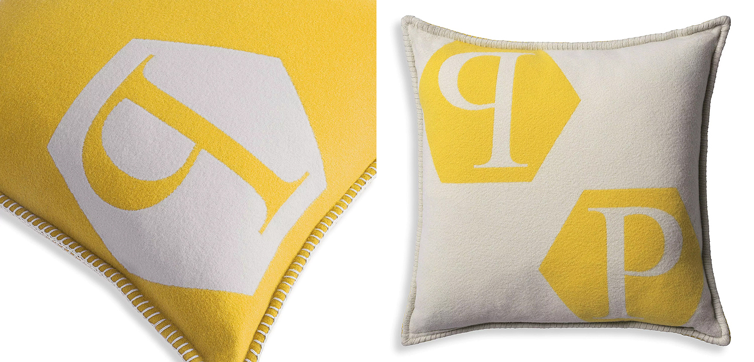 Подушка Philipp Plein Cushion Cashmere Yellow Подушка Philipp Plein Cushion Cashmere Yellow - Loft-Concept в Костроме