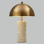 Настольная Лампа Lorenza Brass Beige stone варинант исполнения - 1 | Loft Concept в Костроме