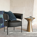 Приставной столик из латуни Grant Brass Side Table варинант исполнения - 5 | Loft Concept в Костроме