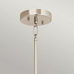 Подвесной светильник с рифленым стеклянным плафоном в форме шара Kichler варинант исполнения - 8 | Loft Concept в Костроме