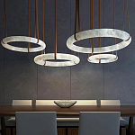 Люстра в форме обруча из натурального камня Minerals of Light варинант исполнения - 7 | Loft Concept в Костроме