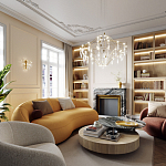 Бра с хрустальными подвесками Quasar варинант исполнения - 7 | Loft Concept в Костроме