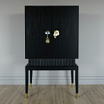 Кабинетный шкаф Elsa Dreams Black с 2-мя ящиками варинант исполнения - 5 | Loft Concept в Костроме