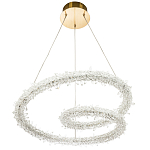 Фигурная люстра украшенная кристаллами из хрусталя Gilbertine Crystals Spiral Chandelier варинант исполнения - 2 | Loft Concept в Костроме