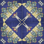 Плитка дизайнерская с узором Мангалоры варинант исполнения - 2 | Loft Concept в Костроме