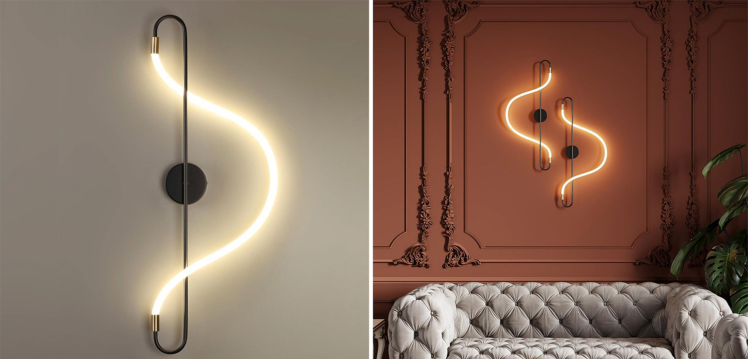 Бра GLORIFY WALL Black Wall lamp 80 Бра GLORIFY WALL Black Wall lamp 80 - Loft-Concept в Костроме