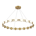 Люстра кольцевая с круглыми светодиодными источниками света Maxine Light варинант исполнения - 9 | Loft Concept в Костроме