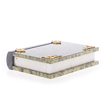 Шкатулка в виде книги из натурального камня змеевик Stone Casket варинант исполнения - 4 | Loft Concept в Костроме