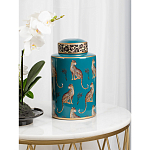 Ваза фарфоровая с крышкой Leopard Ccollection варинант исполнения - 3 | Loft Concept в Костроме