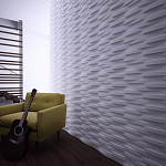 Гипсовая 3D Панель M-29 варинант исполнения - 2 | Loft Concept в Костроме